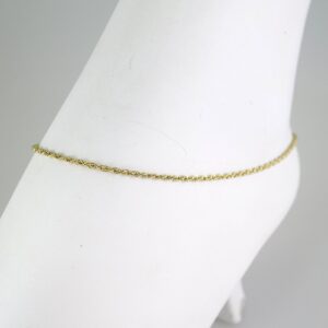 A0082 Anklets Tobilleras 14K Real Color 2mm
