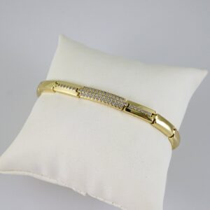 B1839 Bracelet  Pulseras  Zircon Stone  14K Real Color