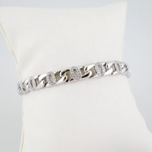B1579 Earrings Aretes Zircon Stone Silver Color
