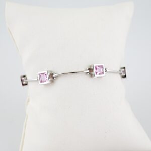 B1582 Earrings Aretes Zircon Stone Silver Color