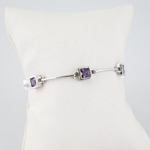 B1583 Earrings Aretes Zircon Stone Silver Color