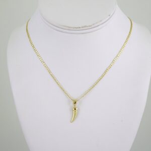 SET1865 Cadenas & Colgantes Chain Pendants Zircon Stone 14K Real Color 3mmX45cm