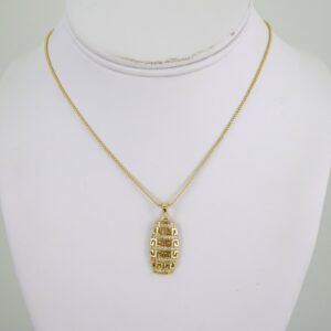 SET1867 Cadenas & Colgantes Chain Pendants Zircon Stone 14K Real Color 3mmX45cm