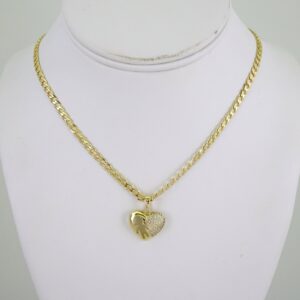 SET1868 Cadenas & Colgantes Chain Pendants Zircon Stone 14K Real Color 3mmX45cm