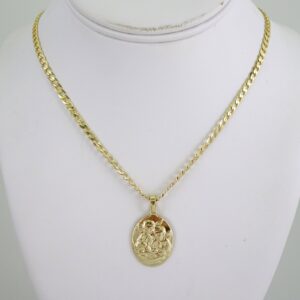 SET1873 Cadenas & Colgantes Chain Pendants Zircon Stone 14K Real Color 3mmX45cm