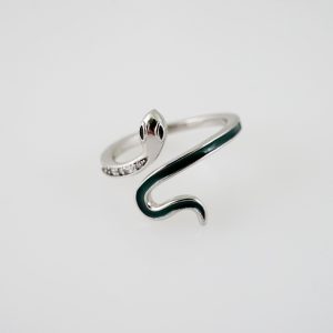 R687 RING – ANILLO – Zircon Stone – SILVER COLOR – AJUSTABLE