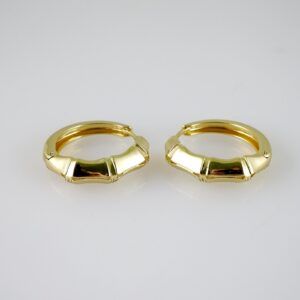 E2384 Earrings  Aretes  Zircon Stone  14K Real Color