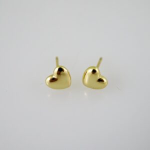 E2424 Earrings  Aretes  Plain  14K Real Color