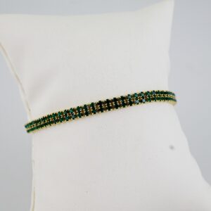 B1500 Bracelet  Pulseras  Zircon Stone  14K Real Color