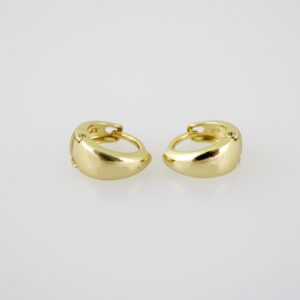 E2028 Earrings Aretes Plain 14k Real Color
