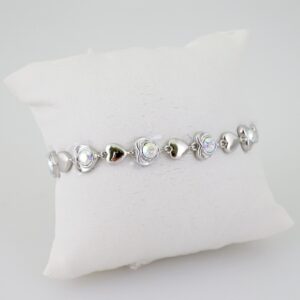 B1520 Bracelet  Pulseras  Zircon Stone  Silver Color