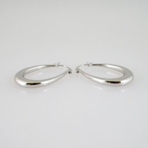 E2493 Earrings  Aretes  Zircon Stone  Silver Color