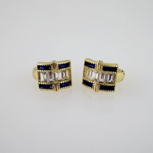 E2499 Earrings  Aretes  Zircon Stone  14K Real Color