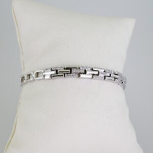 B1636 Bracelet  Pulseras  Zircon Stone  Silver Color