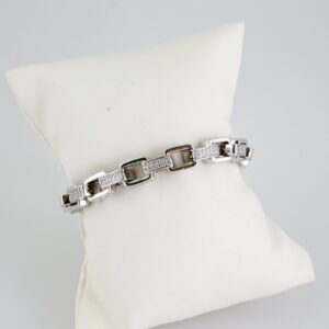 B1439 Bracelet  Pulseras  Zircon Stone  Silver Color