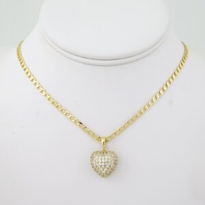 SET1781 Cadenas & Colgantes  Chain  Pendants   14K Real Color -Plain  3mmX45cm