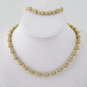 SET1789 Cadenas  Pulsera  Chain  Bracelet  14K Real Color  Zircon Stone