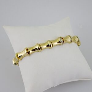 B1669 Bracelet  Pulseras  Zircon Stone  14K Real Color