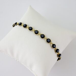 B1708 Bracelet  Pulseras  Zircon Stone  14K Real Color