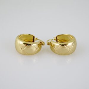 E2150 Earrings  Aretes  Plain  14K Real Color