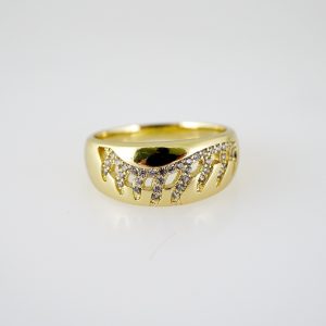 R847 RING – ANILLO – Zircon Stone – 14K Real Color