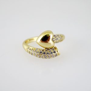 R849 RING – ANILLO – Zircon Stone – 14K Real Color