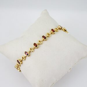 B1724 Bracelet  Pulseras  Zircon Stone  14K Real Color