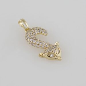 Pendants / Colgantes/ Zircon Stone/ 14K Real Color/ Pen0003