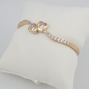 Bangles Woman/Pulsos Dama/  Zircon Stone/ Rose Gold Color/P0074