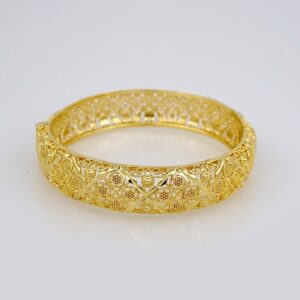 Bangles Women/ Pulsos Dama/ Plain/ 14K Real Color// P230