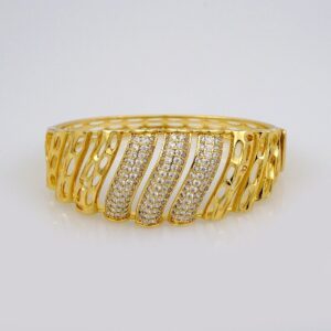 Bangles Women/ Pulsos Dama/  Zircon Stone/  14K Real Color// P231