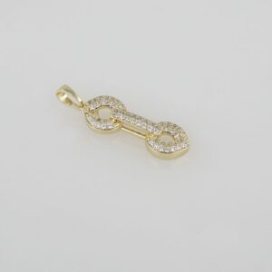 Pendants /Colgantes// 14K Real Color// Zircon Stone///PEN41