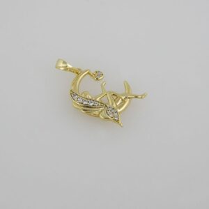 Pendants / Colgantes/// 14K Real Color/// Zircon Stone///PEN55