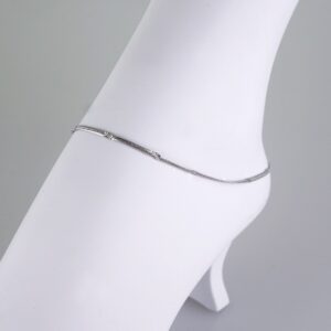 A0060 Anklets  Tobilleras  Silver Color