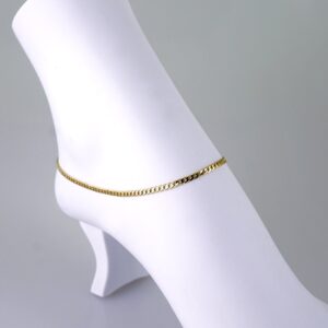 A2001 Anklets Tobilleras 14K Real Color 2mm