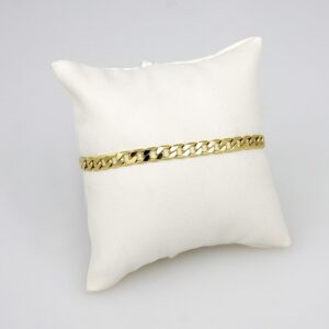 Bracelets Woman/ Pulseras Dama/ Plain/ 14K Real Color/ 5mm/ B0104