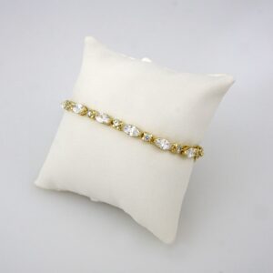 Bracelets Woman/ Pulseras Dama/ Zircon Stone/ 14K Real Color//B0125