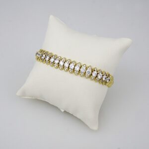 Bracelets Woman/ Pulseras Dama/ Zircon Stone/ 14K Real Color//B0128