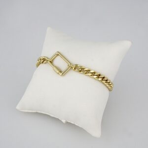 Bracelets Woman/ Pulseras mujer/ Plain/ 14K Real Color// B0139