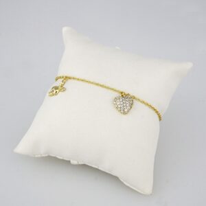 Bracelets Woman/ Manillas Mujer/  14K Real Color/ Zircon Stone// B0140