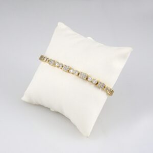 Bracelets Woman/ Pulseras mujer/  Zircon Stone/ 14K Real Color// B0181