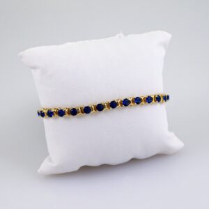 Women Bracelets/ Pulseras Dama/  Zircon Stone/  14K Real Color// B1002