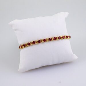 Women Bracelets/ Pulseras Dama/  Zircon Stone/  14K Real Color// B1011