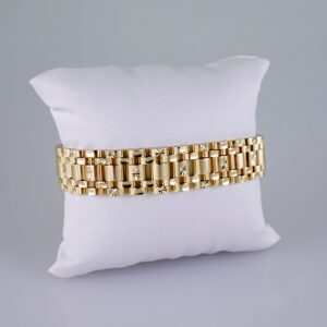 Women Bracelets/ Pulseras Dama/  Plain/  14K Real Color// B1016