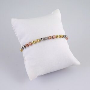 Women Bracelets/ Pulseras Dama/ Plain/Three tone// B1036