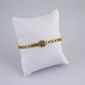 Women Bracelets/ Pulseras Dama/  Zircon Stone/  14K Real Color// B1037