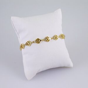 Women Bracelets/ Pulseras Dama/  Zircon Stone/  14K Real Color// B1040