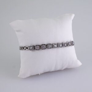 Women Bracelets/ Pulseras Dama/  Zircon Stone/  Silver Color// B1053