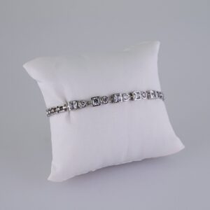 Women Bracelets/ Pulseras Dama/ Zircon Stone/ Silver Color// B1055