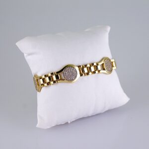 Bracelets Women/ Manillas Mujer/  14K Real Color/  Zircon Stone// B1092